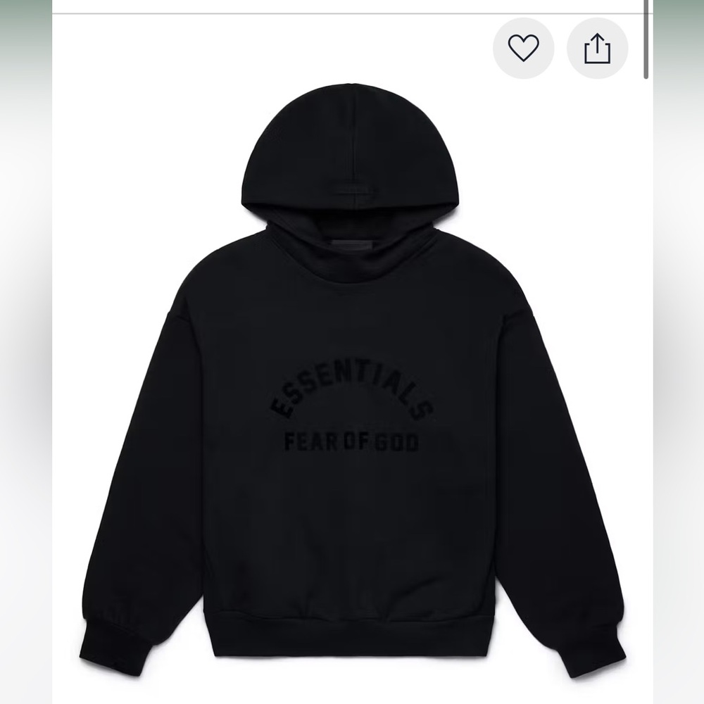 Fear of God Essentials Black Sweater